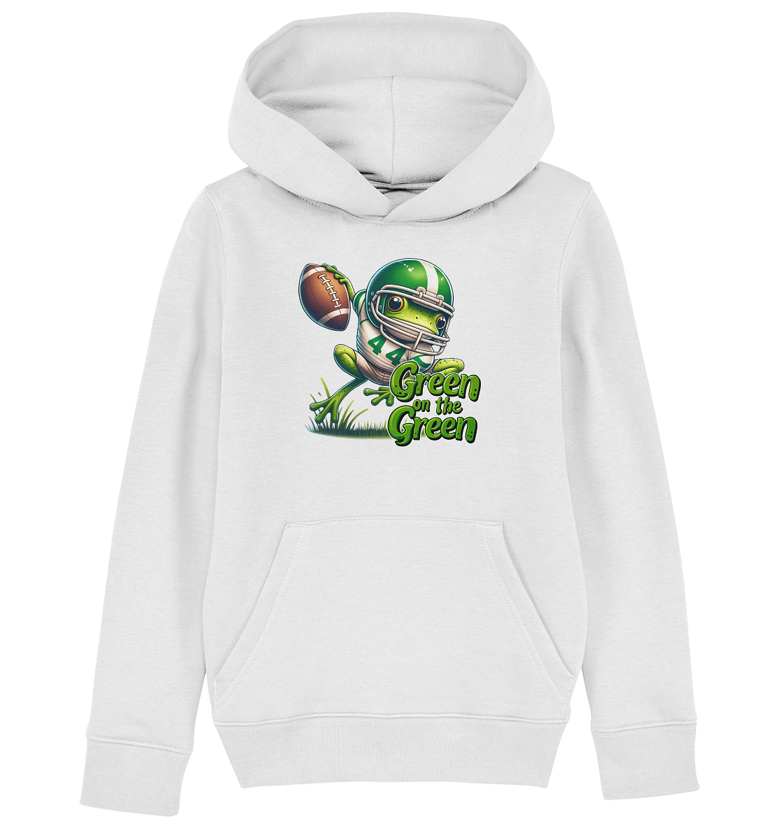 Green Frog - Kids' Organic Hoodie