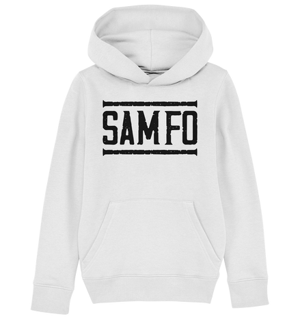 SAMFO black - Kids Organic Hoodie