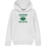 Lineman Heroes Green - Kids Organic Hoodie