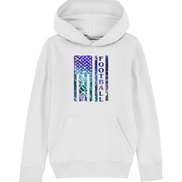 USA Football Flag - Kids Organic Hoodie