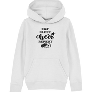 Eat Sleep Cheer Repeat - Kids Organic Hoodie