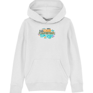Flag Football Word Bubble - Kids Organic Hoodie