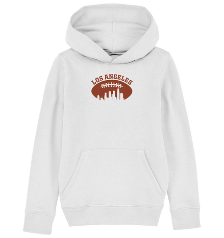 Los Angeles Football Silhouette - Kids Organic Hoodie