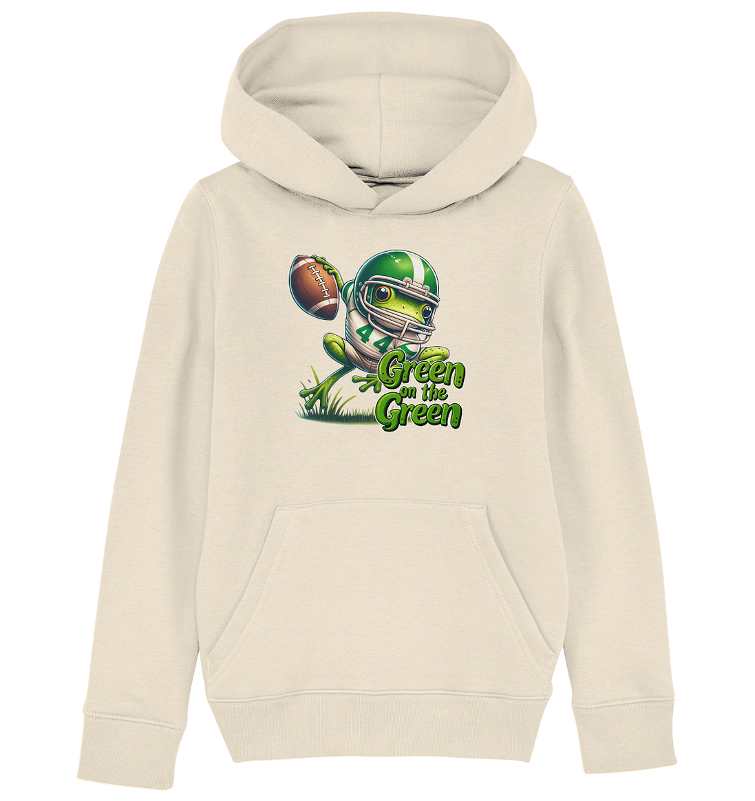 Green Frog - Kids' Organic Hoodie