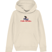 Playoff Flag Football  Men red - Kids Organic Hoodie