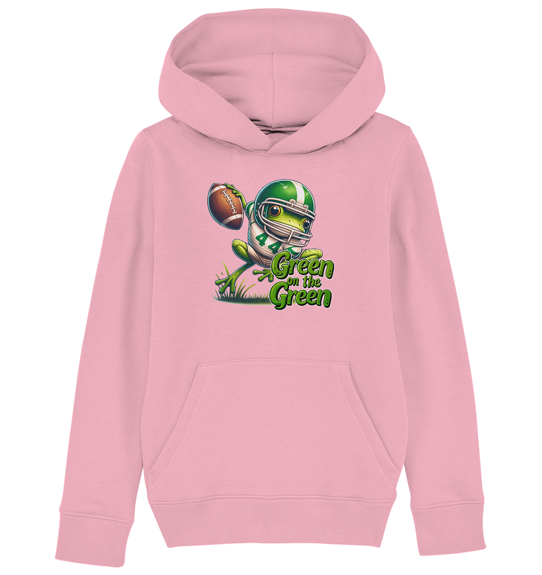 Green Frog - Kids' Organic Hoodie