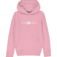 Football Heartbeat - Kids Organic Hoodie
