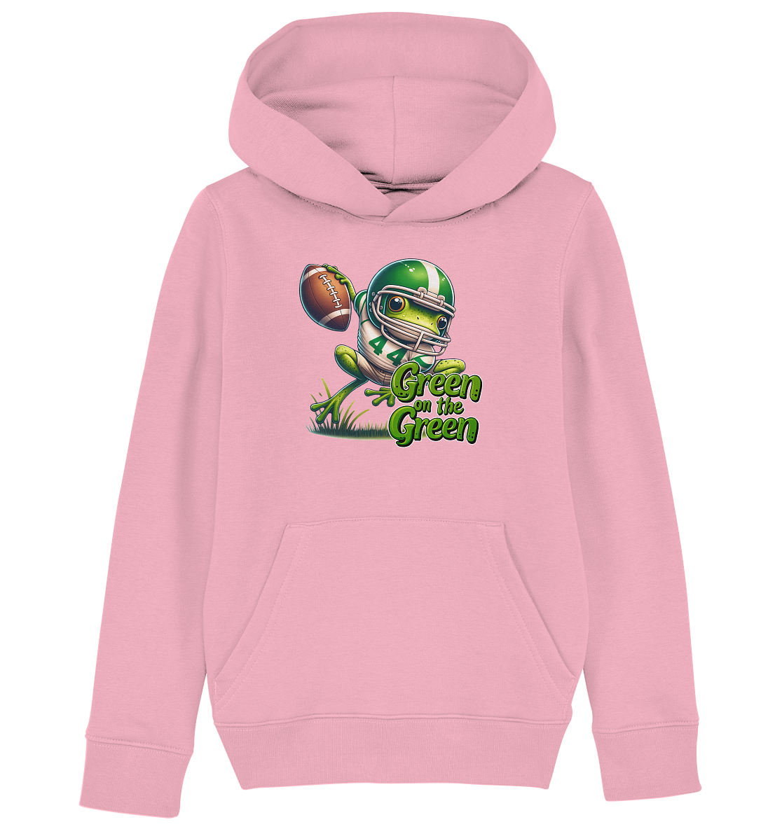Green Frog - Kids' Organic Hoodie