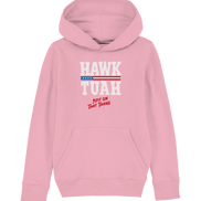 Hawk Tuah White  - Kids Organic Hoodie