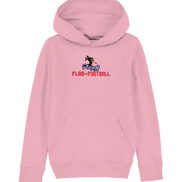 Playoff Flag Football  Men red - Kids Organic Hoodie