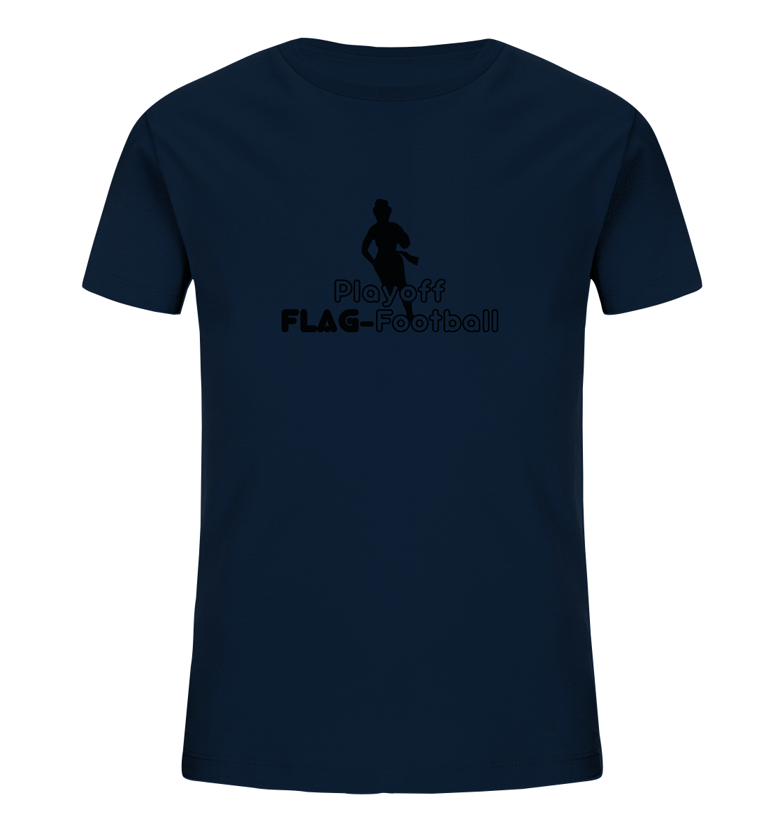 Playoff Flag Football  Women black  - Kids Organic Shirt