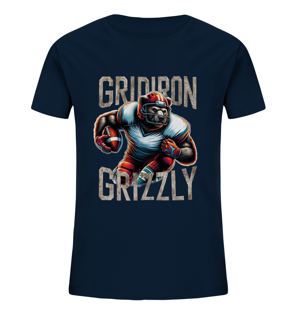 Gridiron Grizzly - Kids Organic Shirt