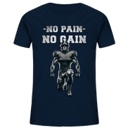 No Pain No Gain Metal - Kids Organic Shirt