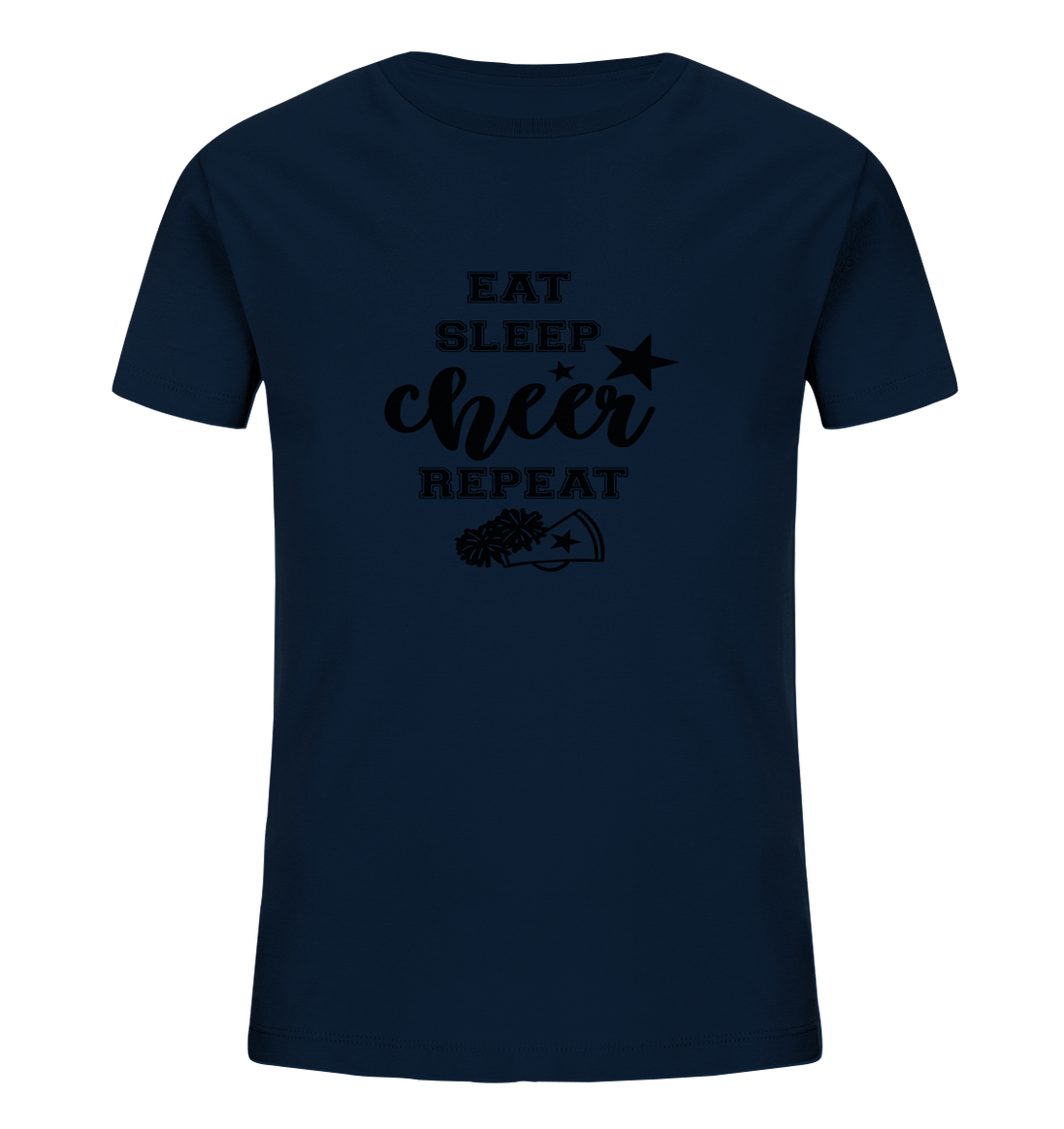 Eat Sleep Cheer Repeat - Kids Organic Shirt