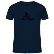 Playoff Flag Football Men Black - Kids Organic Shirt