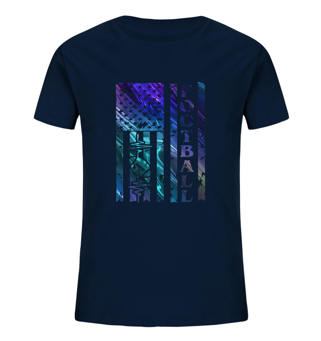 USA Football Flag - Kids Organic Shirt