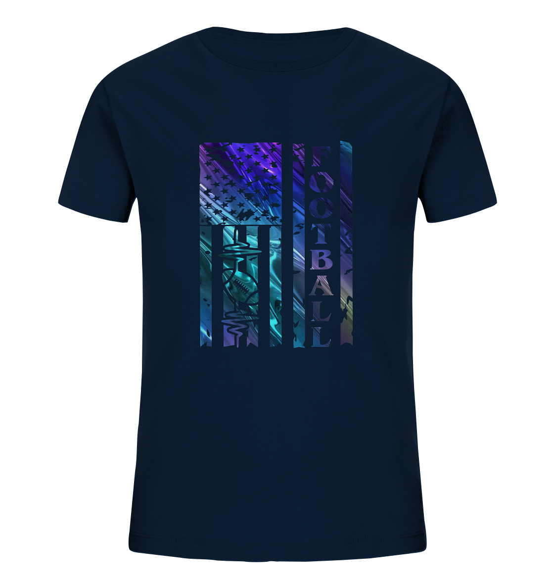 USA Football Flag - Kids Organic Shirt
