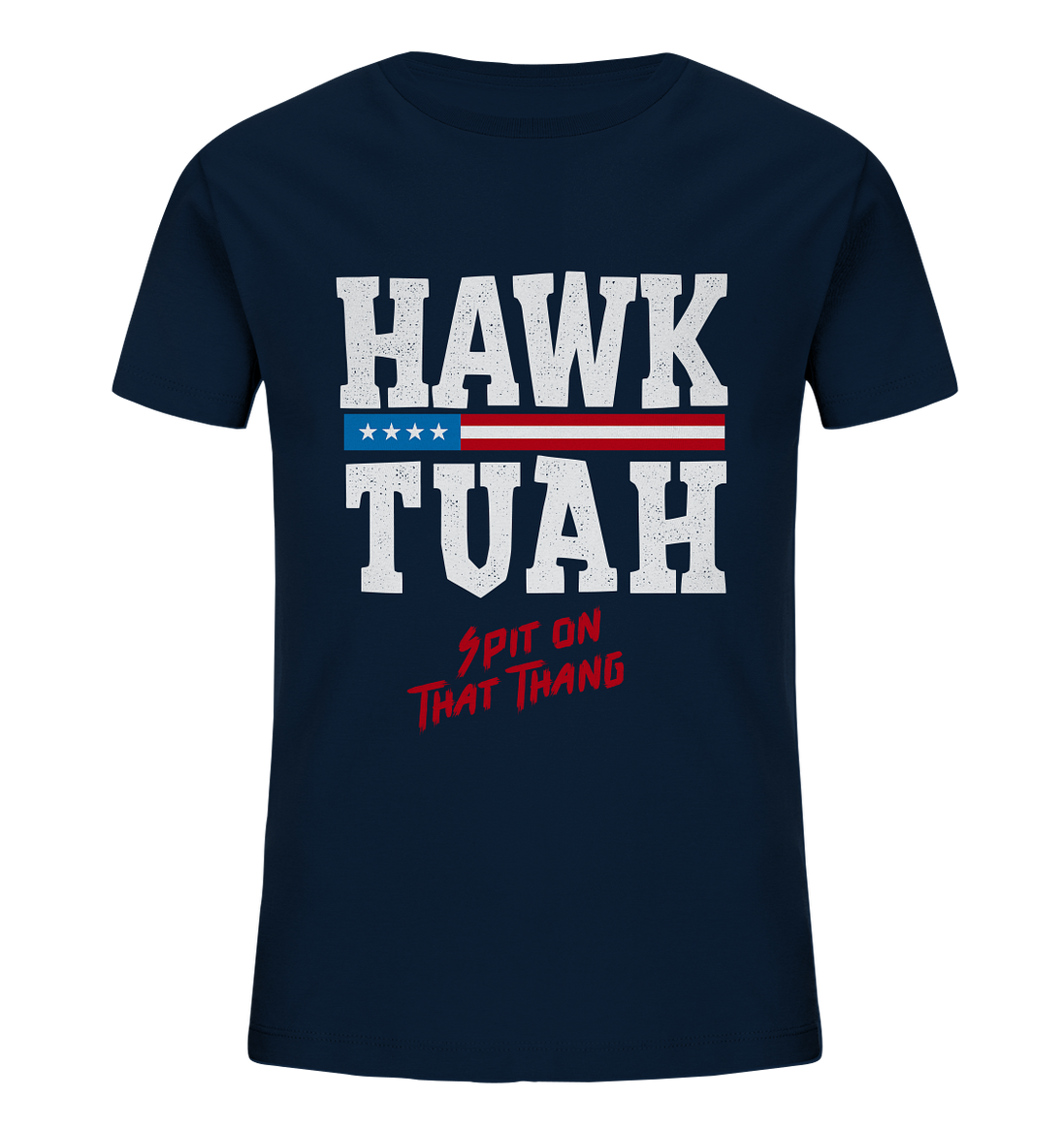Hawk Tuah White - Kids Organic T-Shirt