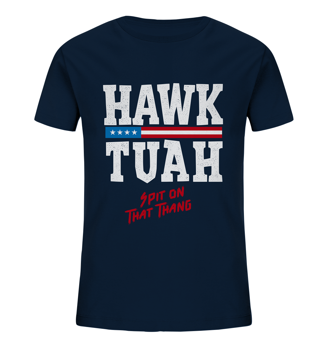 Hawk Tuah White - Kids Organic T-Shirt