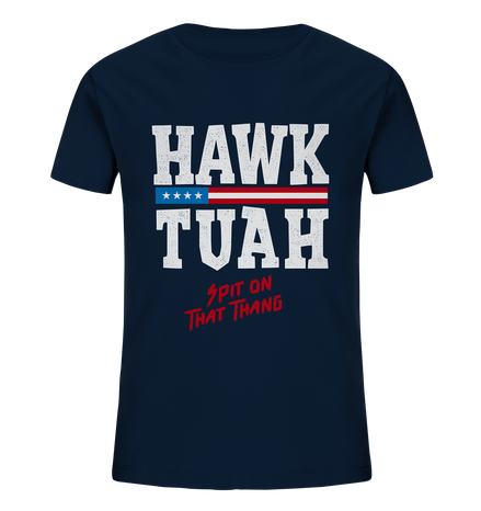 Hawk Tuah White  - Kids Organic Shirt