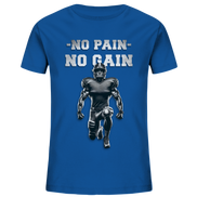 No Pain No Gain Metal - Kids Organic Shirt