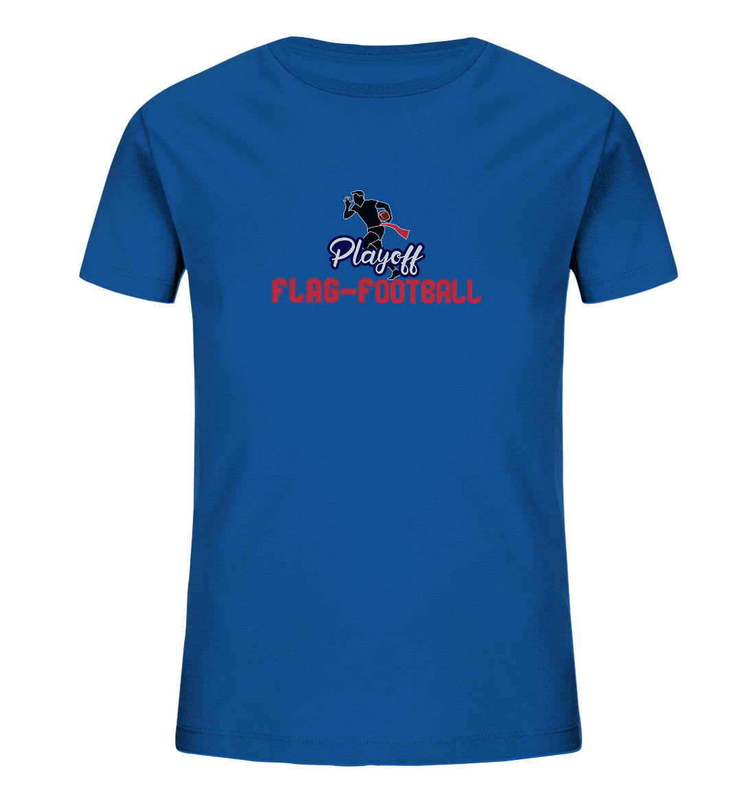 Playoff Flag Football  Men red - Kids Organic Shirt