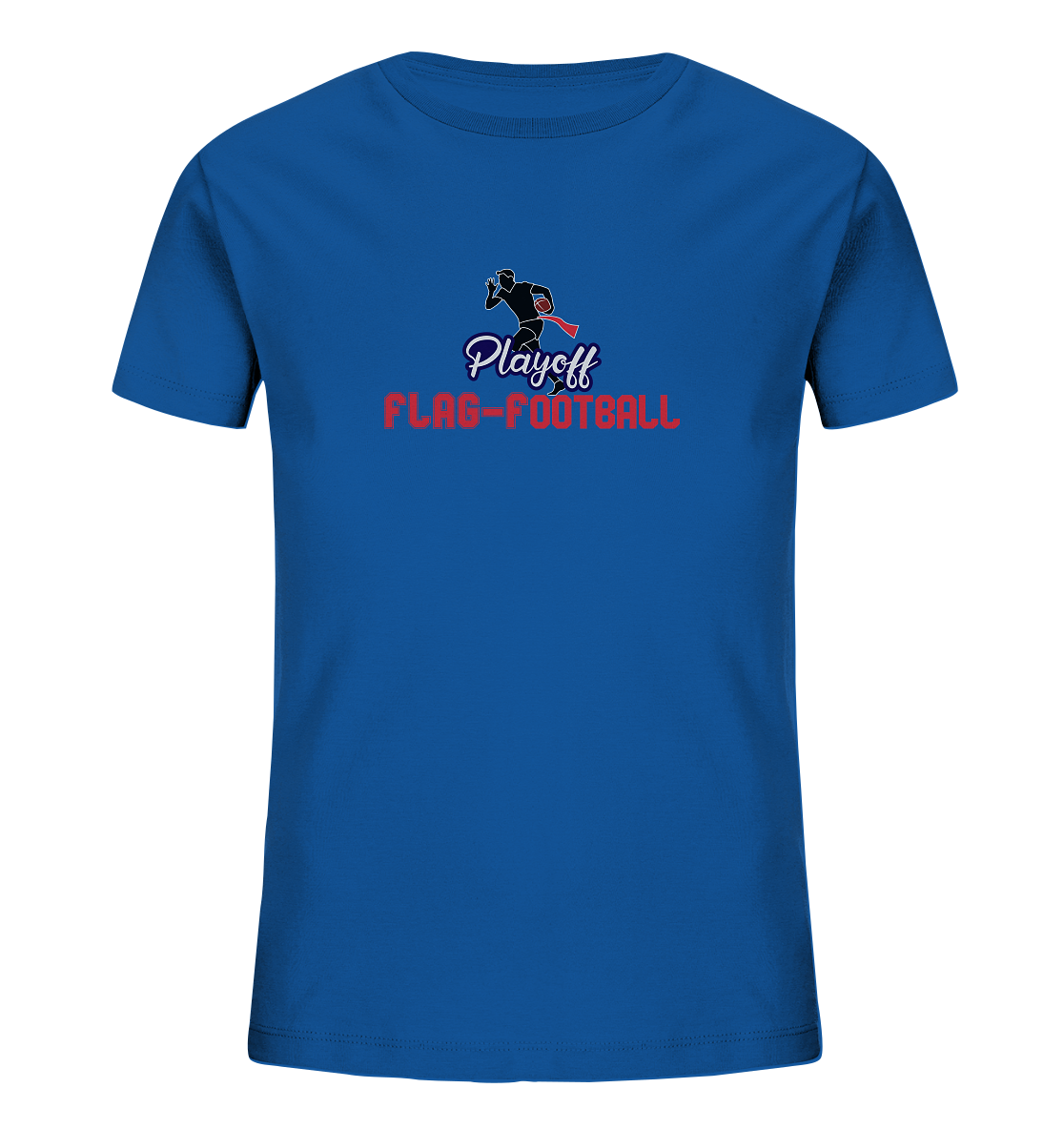 Playoff Flag Football  Men red - Kids Organic Shirt