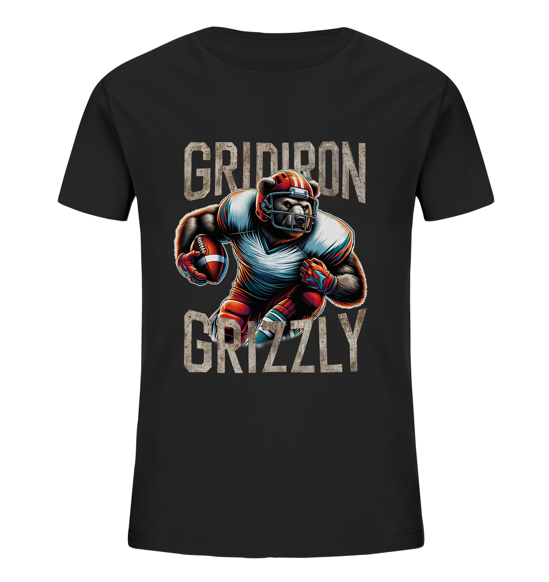 Gridiron Grizzly - Kids Organic Shirt