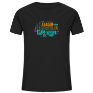 Flag Football Word Bubble - Kids Organic Shirt
