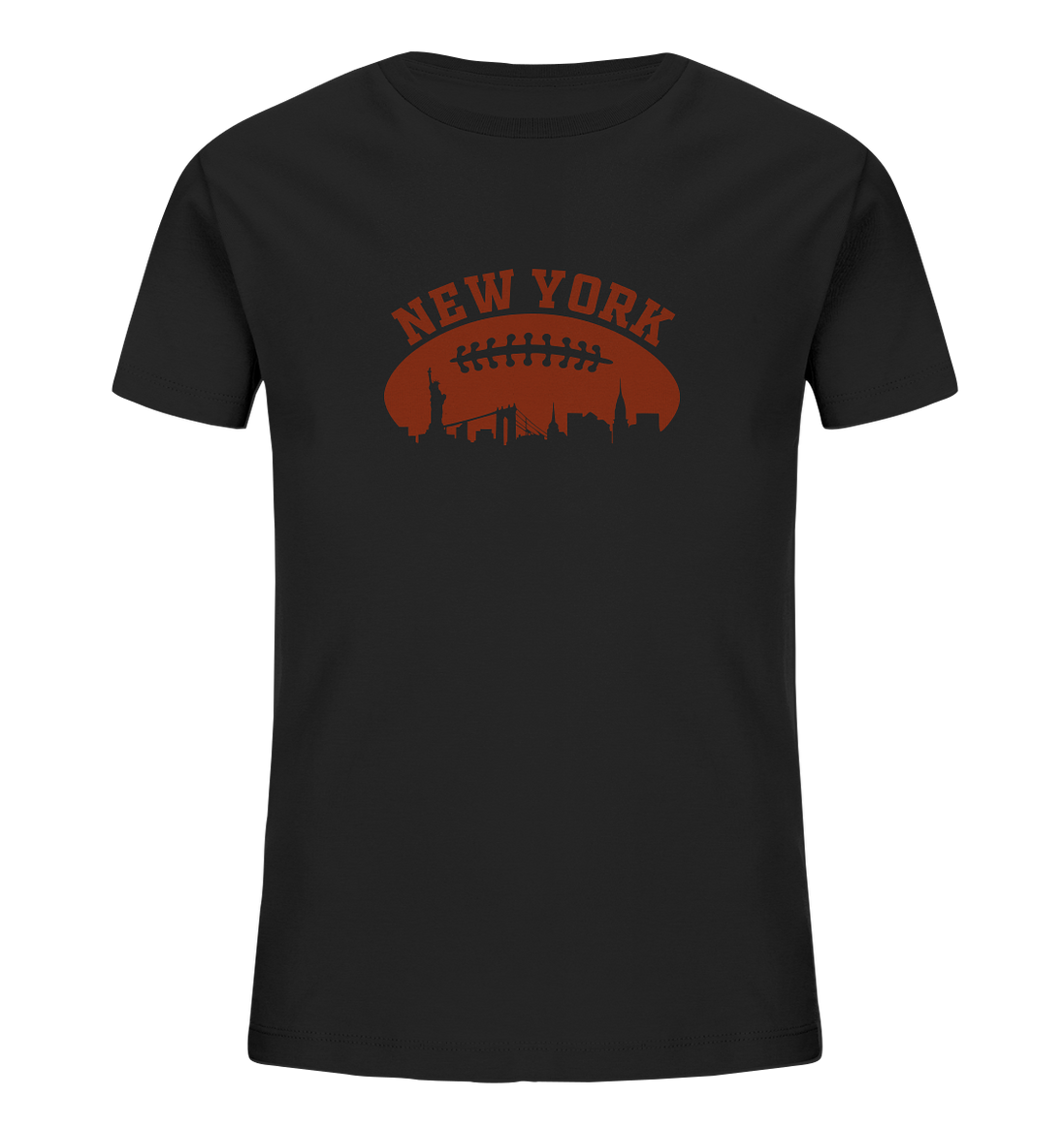 New York Football Silhoutte  - Kids Organic Shirt