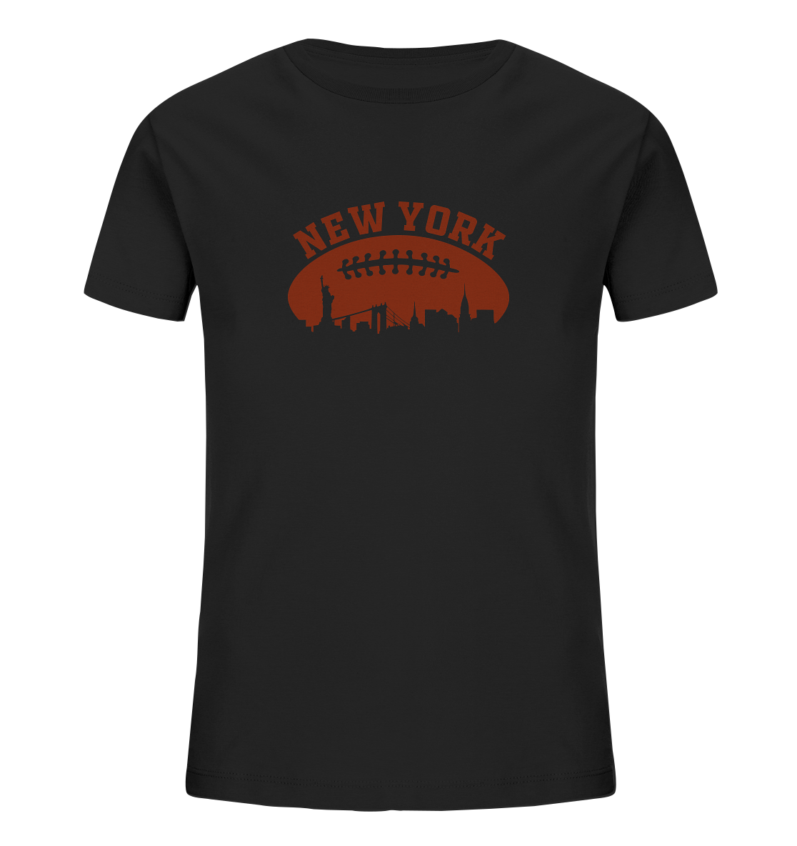 New York Football Silhoutte  - Kids Organic Shirt