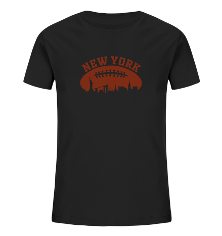 New York Football Silhoutte  - Kids Organic Shirt