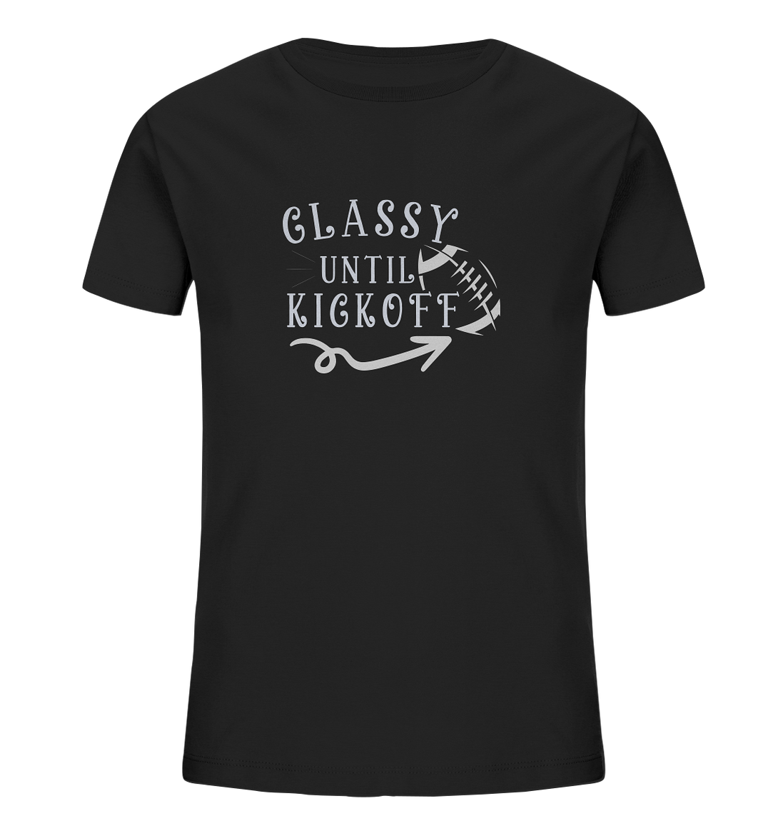 Glassy until Kick Off  - Kids Organic Shirt