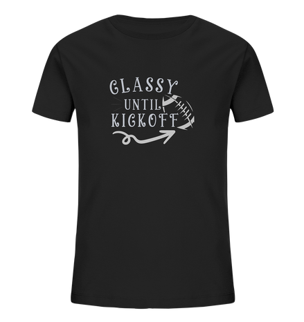 Glassy until Kick Off  - Kids Organic Shirt