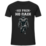 No Pain No Gain Metal - Kids Organic Shirt