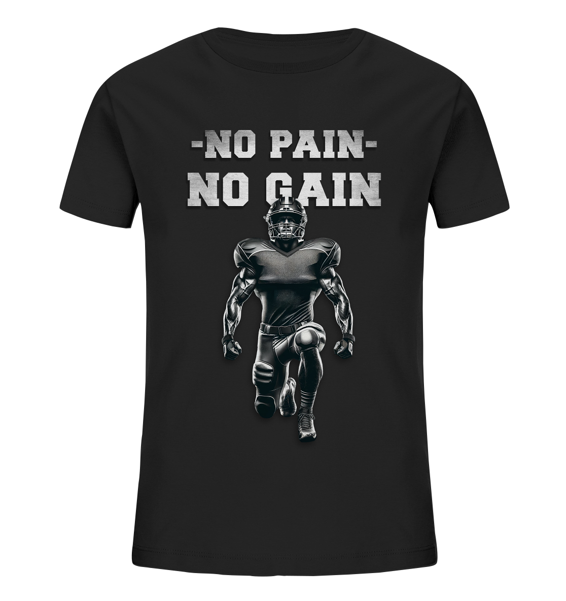 No Pain No Gain Metal - Kids Organic Shirt