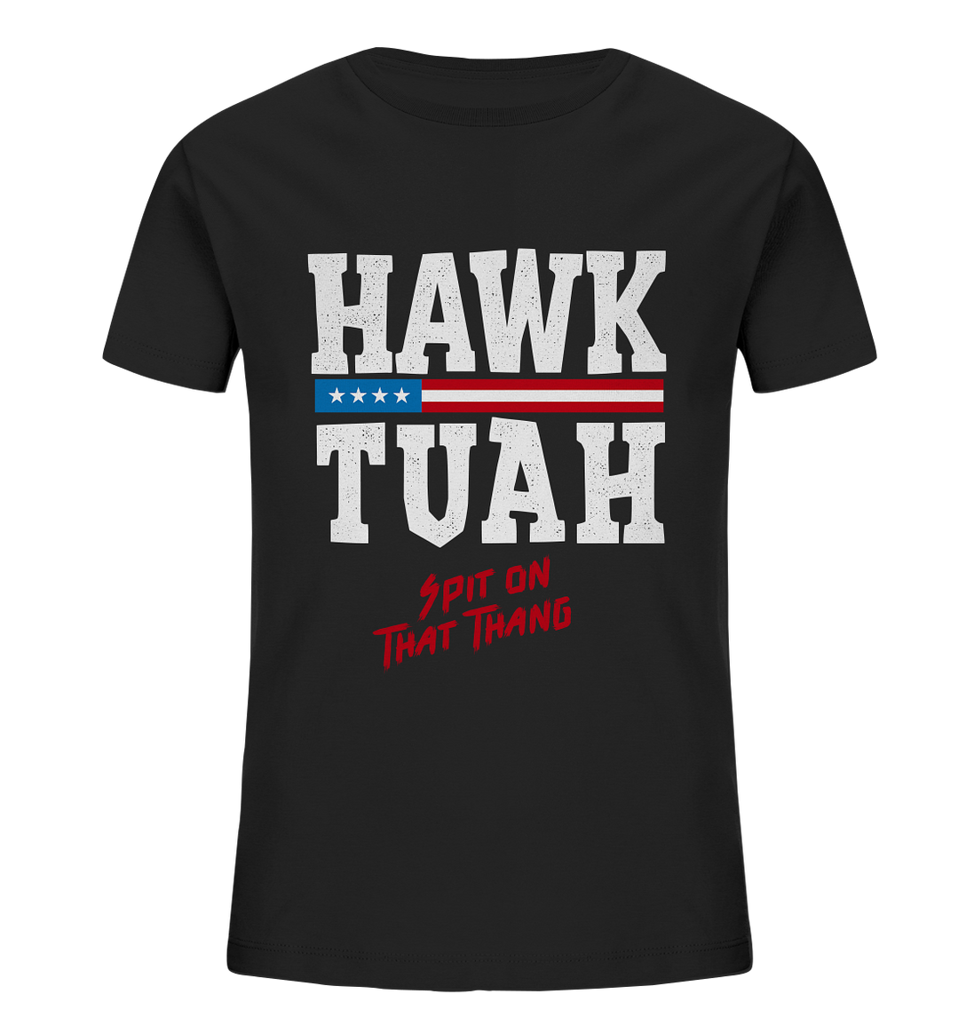 Hawk Tuah White - Kids Organic T-Shirt