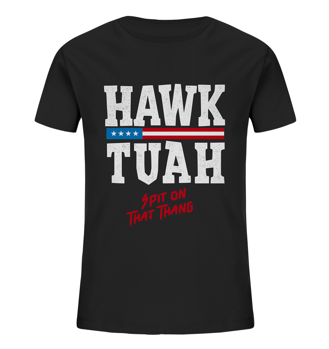 Hawk Tuah White - Kids Organic T-Shirt