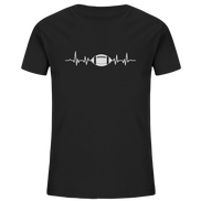 Football Heartbeat - Kids Organic Shirt