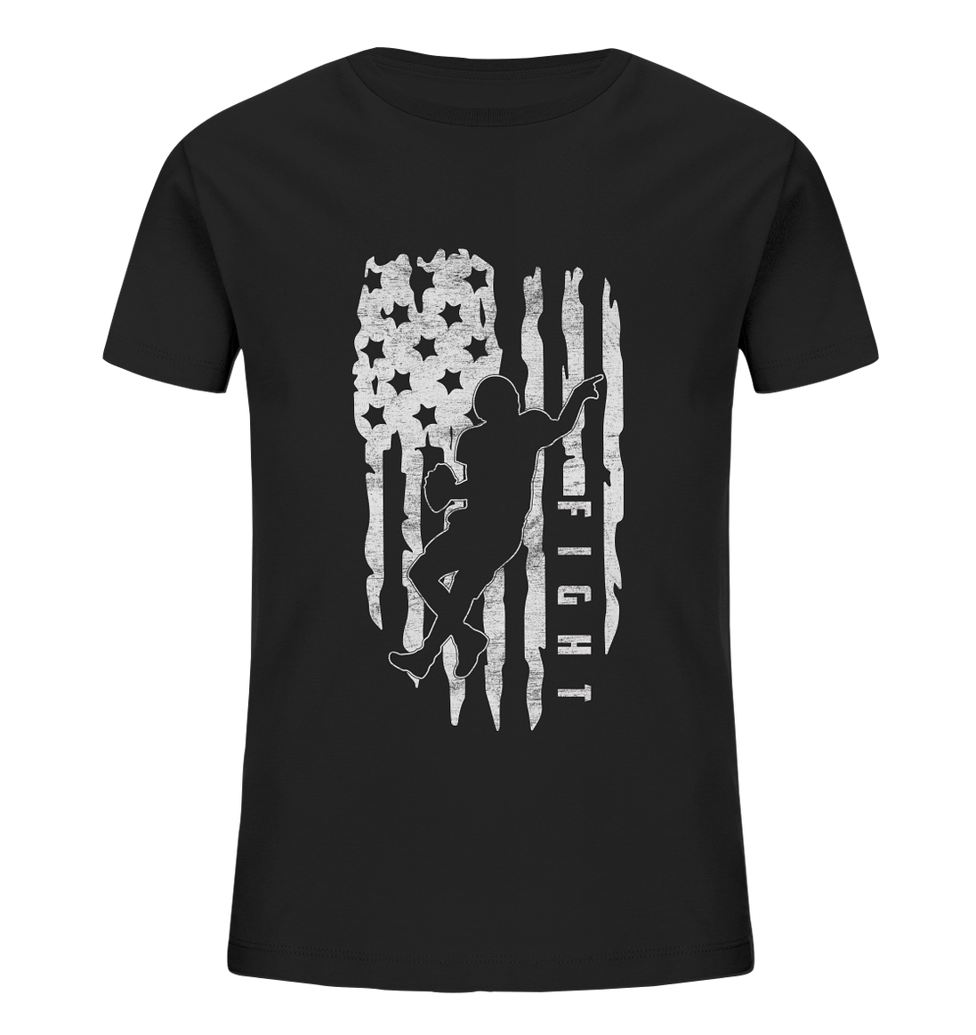 USA Flag Fight - Kids Organic Shirt