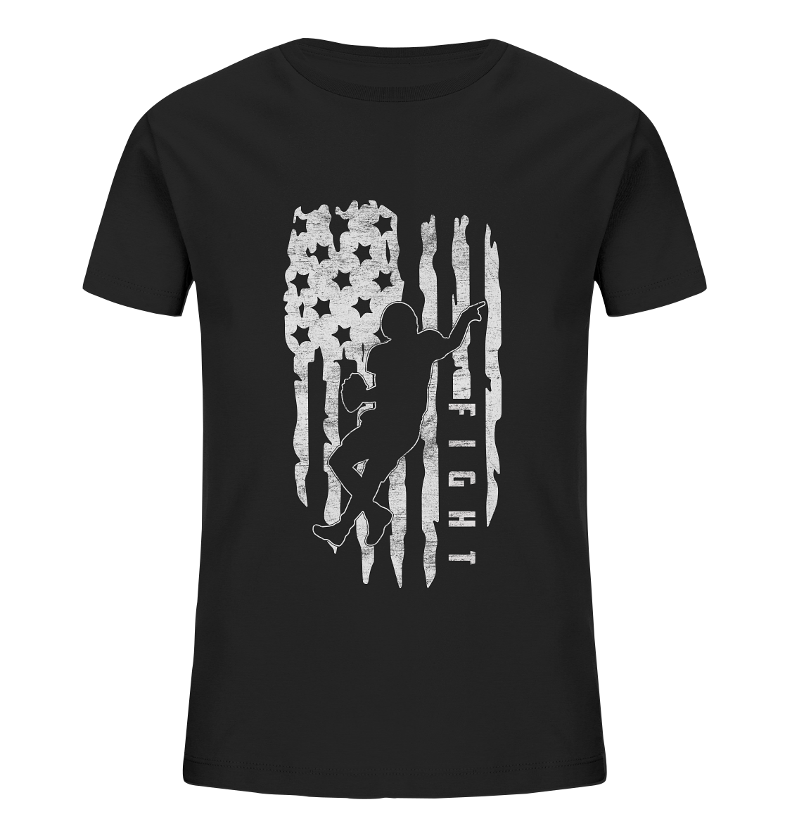 USA Flag Fight - Kids Organic Shirt