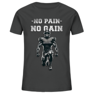 No Pain No Gain Metal - Kids Organic Shirt