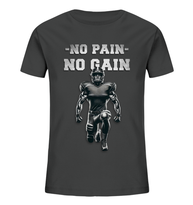 No Pain No Gain Metal - Kids Organic Shirt