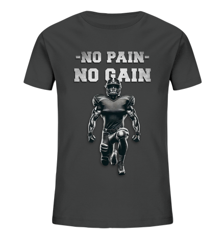 No Pain No Gain Metal  - Kids Organic Shirt