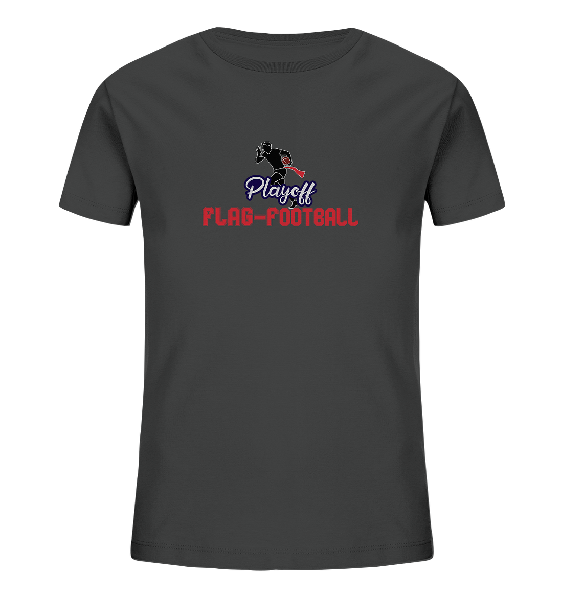 Playoff Flag Football  Men red - Kids Organic Shirt