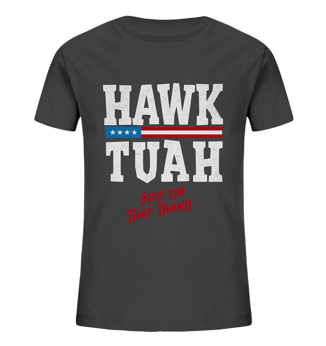 Hawk Tuah White - Kids Organic T-Shirt