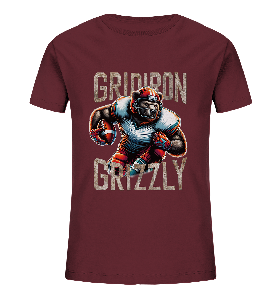 Gridiron Grizzly - Kids Organic Shirt