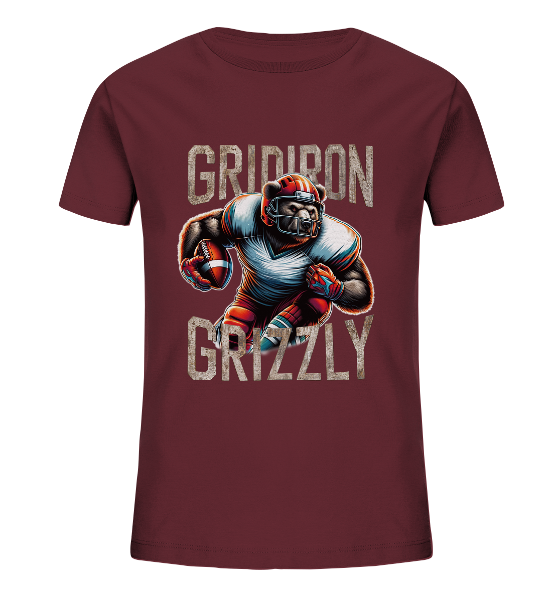 Gridiron Grizzly - Kids Organic Shirt
