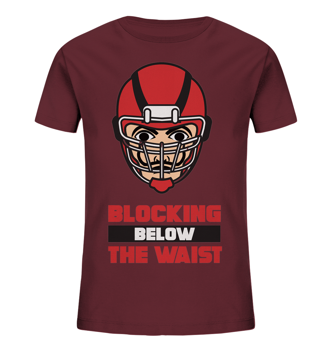 Blocking Below The Waist  - Kids Organic Shirt