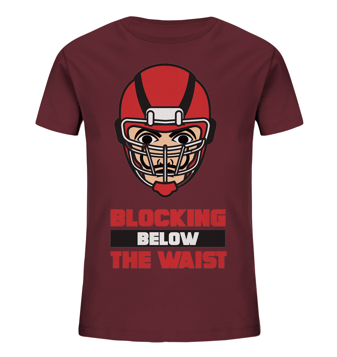 Blocking Below The Waist  - Kids Organic Shirt